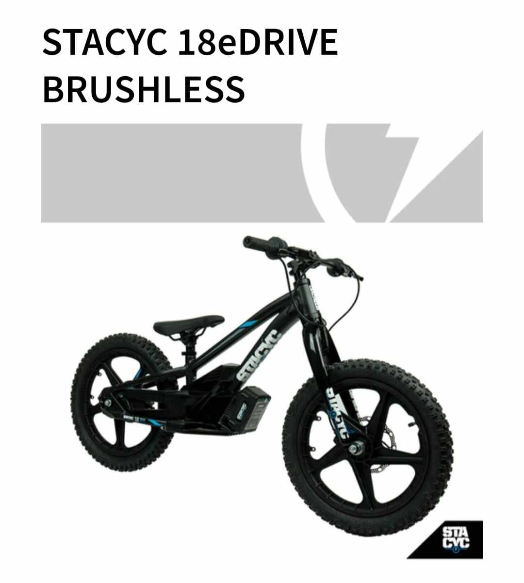 STACYC 18" electric balance bike
