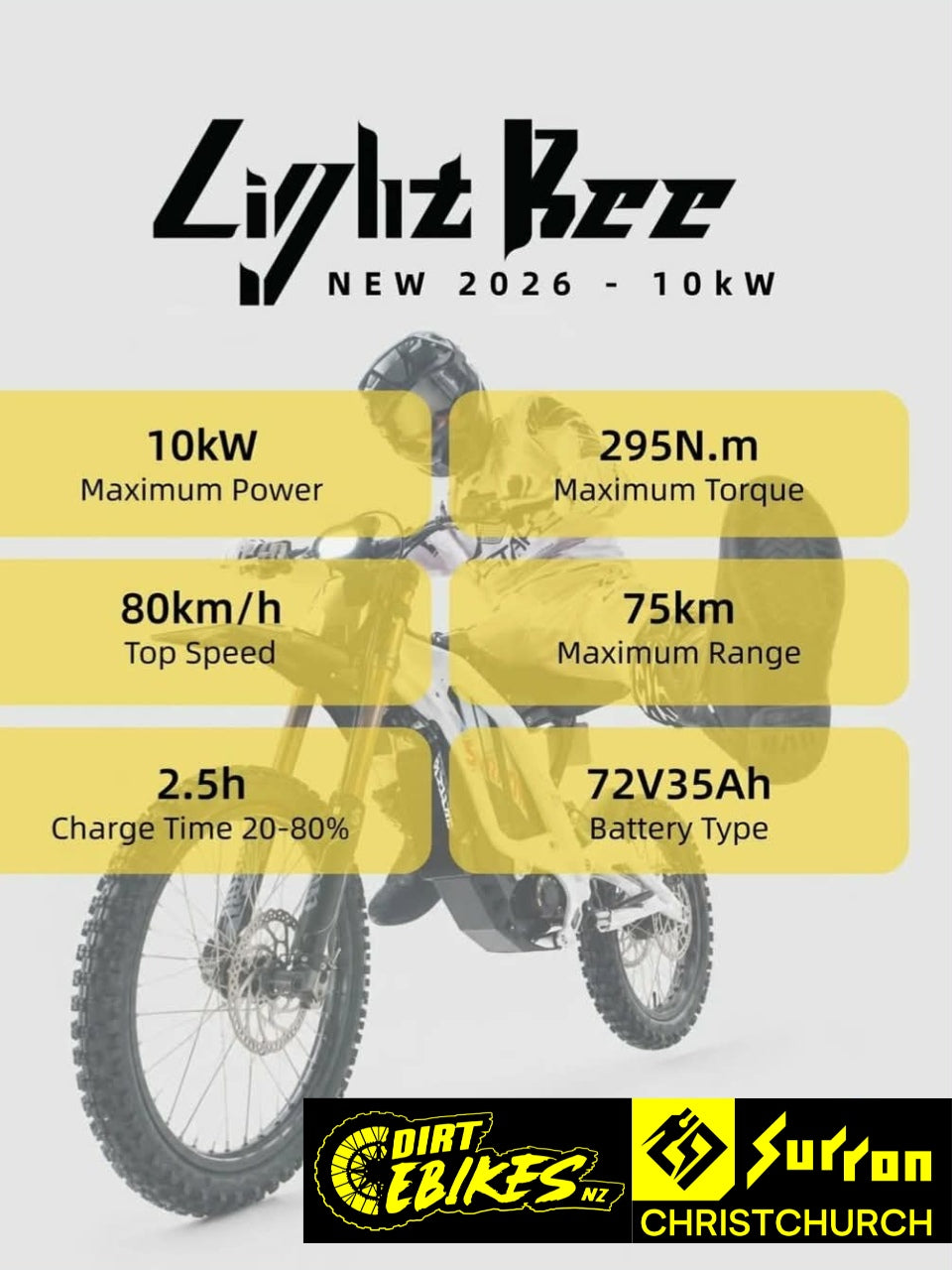 2026 Sur-Ron Light Bee 10kW |  PRE-ORDER AVAILABLE