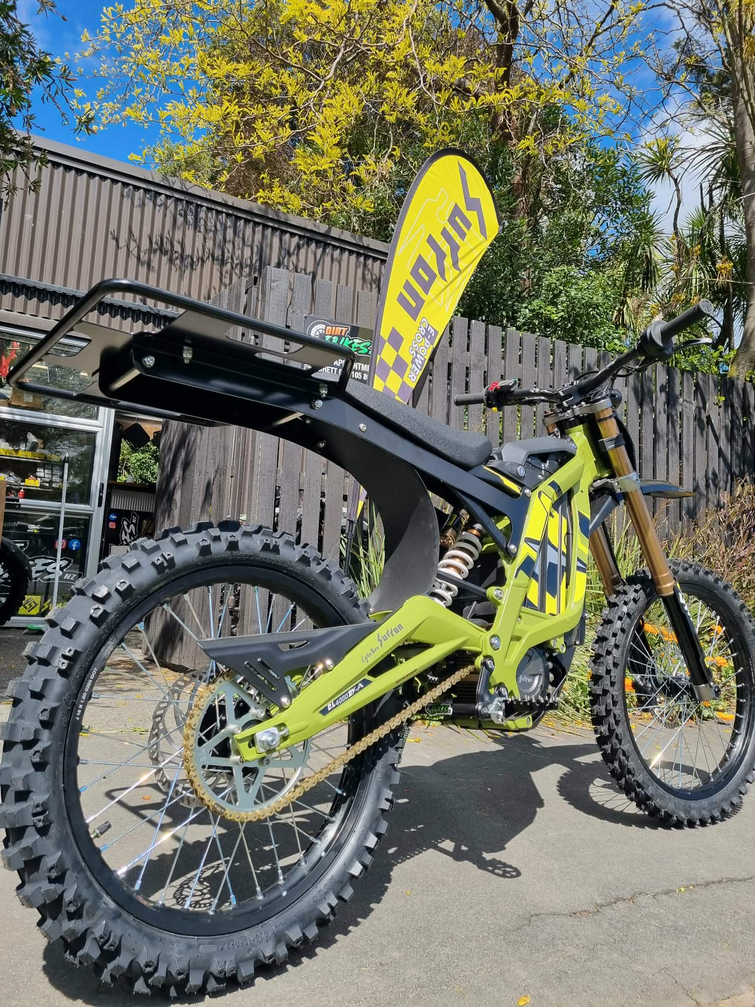 Surron Light Bee X – Heavy-Duty Utility Rack Designed, Manufactured in New Zealand